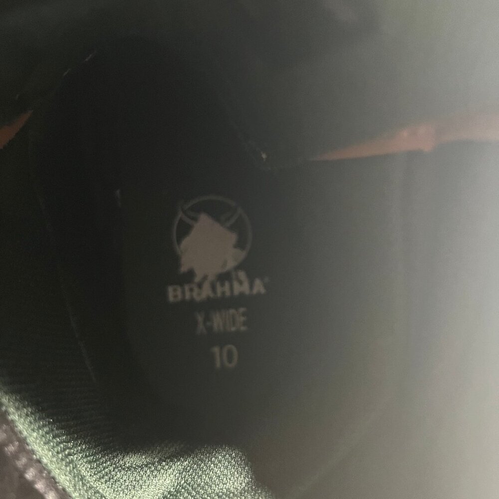 Men's brahma Work boots Size 10 x-Wide Wheat - Picture 2 of 7